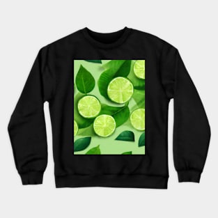 Limes on green Crewneck Sweatshirt